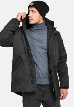 Indicode Jeans Parka - Black -Indicode Jeans Verkoop 0129c72d1f4a44309e92c7d6af756ce7