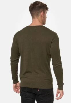 Indicode Jeans V-hals Truien Trui Beam Heren Groen -Indicode Jeans Verkoop 01a6f48df27e5cabdc6aff38eb362d29