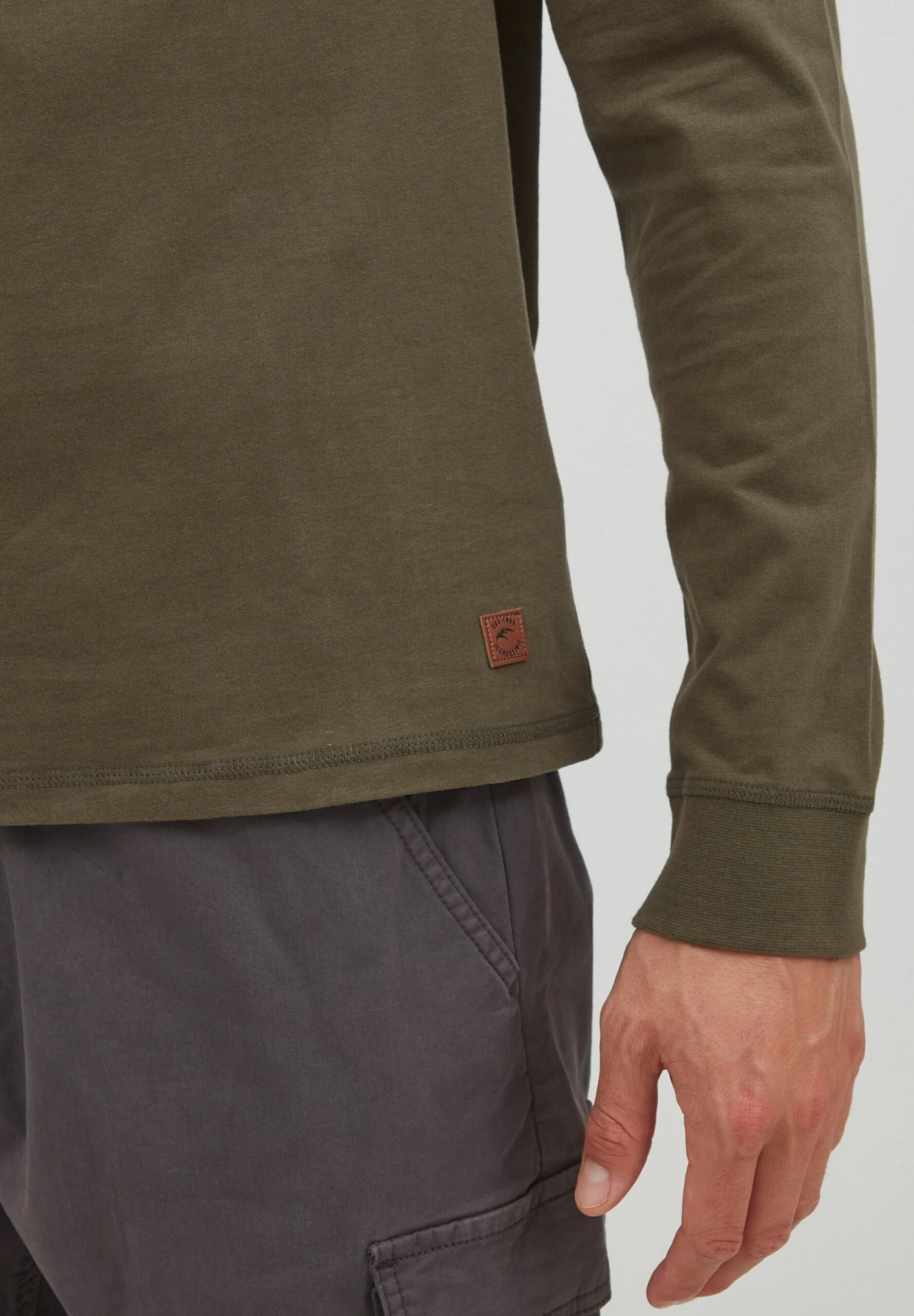 Indicode Jeans Idarmando - Longsleeve - Army 5 Indicode Jeans Idarmando - Longsleeve - Army - Image 5