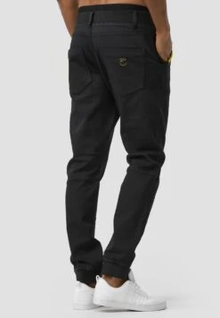 Indicode Jeans Pantalons Tapered Broek Zannes Heren Zwart -Indicode Jeans Verkoop 038ebe3432bcf282b466af3d65178bf6