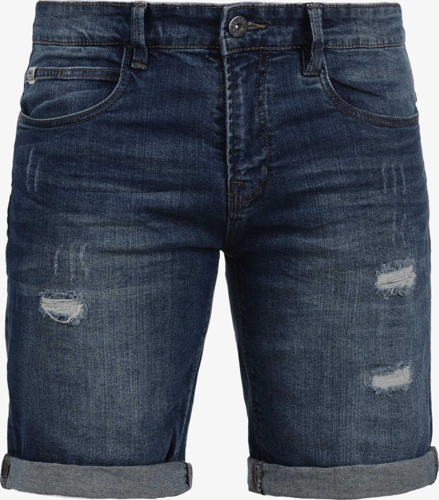 Indicode Jeans Denim Shorts Regular Broek Hallow Heren Blauw / Donkerblauw 1 Indicode Jeans Denim Shorts Regular Broek Hallow Heren Blauw / Donkerblauw