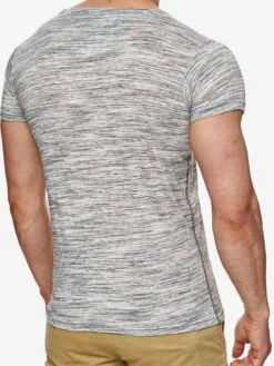 Indicode Jeans T-shirts Shirt Blaine Heren Grijs Gemêleerd -Indicode Jeans Verkoop 05303fde36774c4a9113af74dcbd42f5