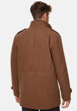 Indicode Jeans Brandan - Halflange Jas - Camel -Indicode Jeans Verkoop 0611b0e30c5c428eab6e85721e19add9