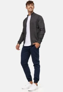 Indicode Jeans Vesten Gebreid Vest Buch Heren Grijs -Indicode Jeans Verkoop 0660b608c5faf8f9d7c02e626b53e356