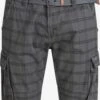 Indicode Jeans Cargo Shorts Regular Cargobroek Heren Grijs