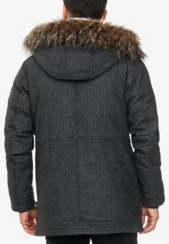 Indicode Jeans Parkas Winterparka Baynes Heren Donkergrijs -Indicode Jeans Verkoop 07304c2d64a7952f1f3d94889642b6c3
