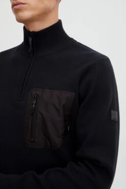 Indicode Jeans Crewneck Truien Trui Heren Zwart -Indicode Jeans Verkoop 076b7a0b9515081e4fdef3e37b62f34f