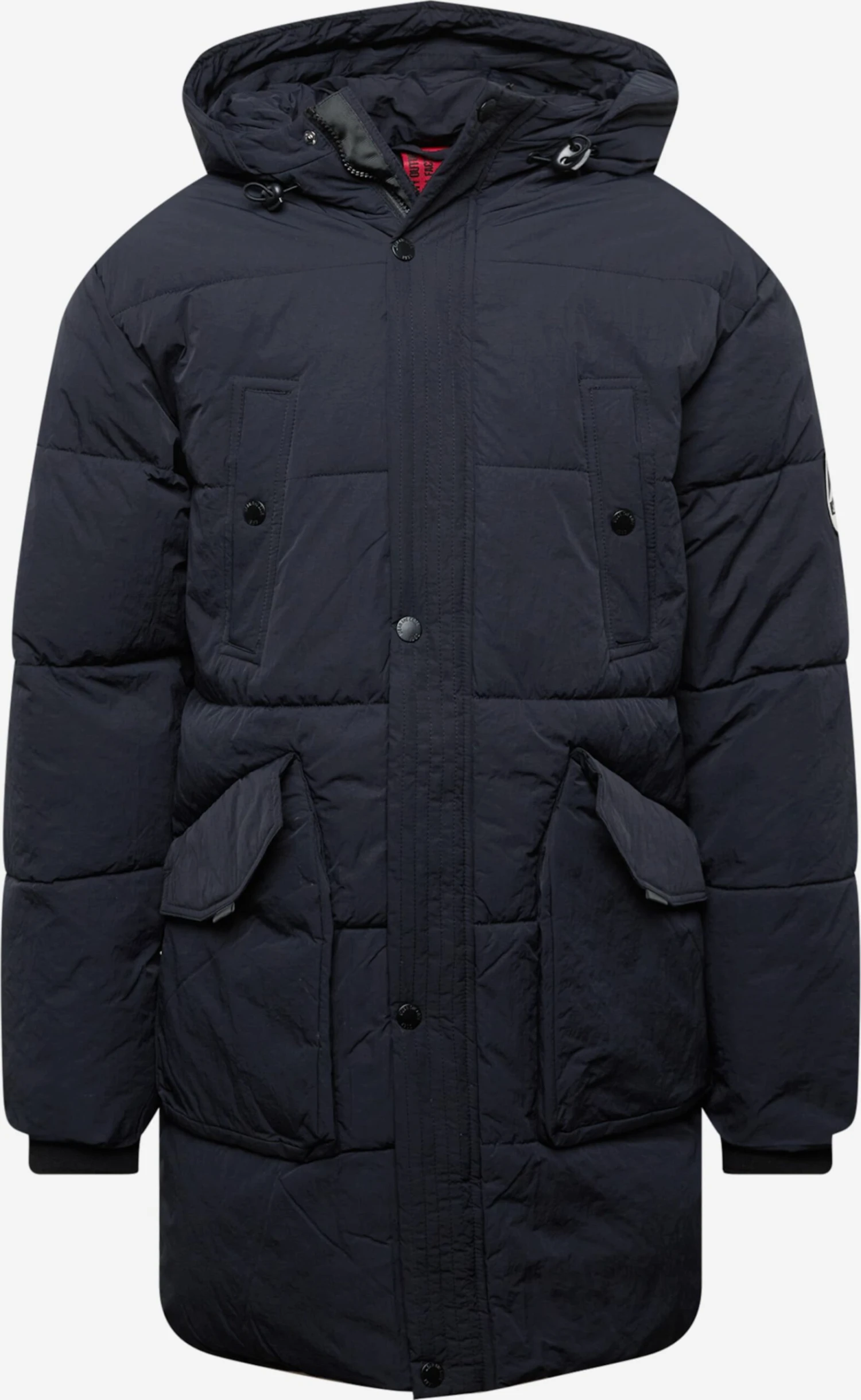 Indicode Jeans Parkas Winterparka Gazelle Heren Zwart 1 Indicode Jeans Parkas Winterparka Gazelle Heren Zwart
