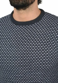 Indicode Jeans Crewneck Truien Trui Coppler Heren Blauw / Navy -Indicode Jeans Verkoop 07bc135918b68d43d392ae49e19b587e