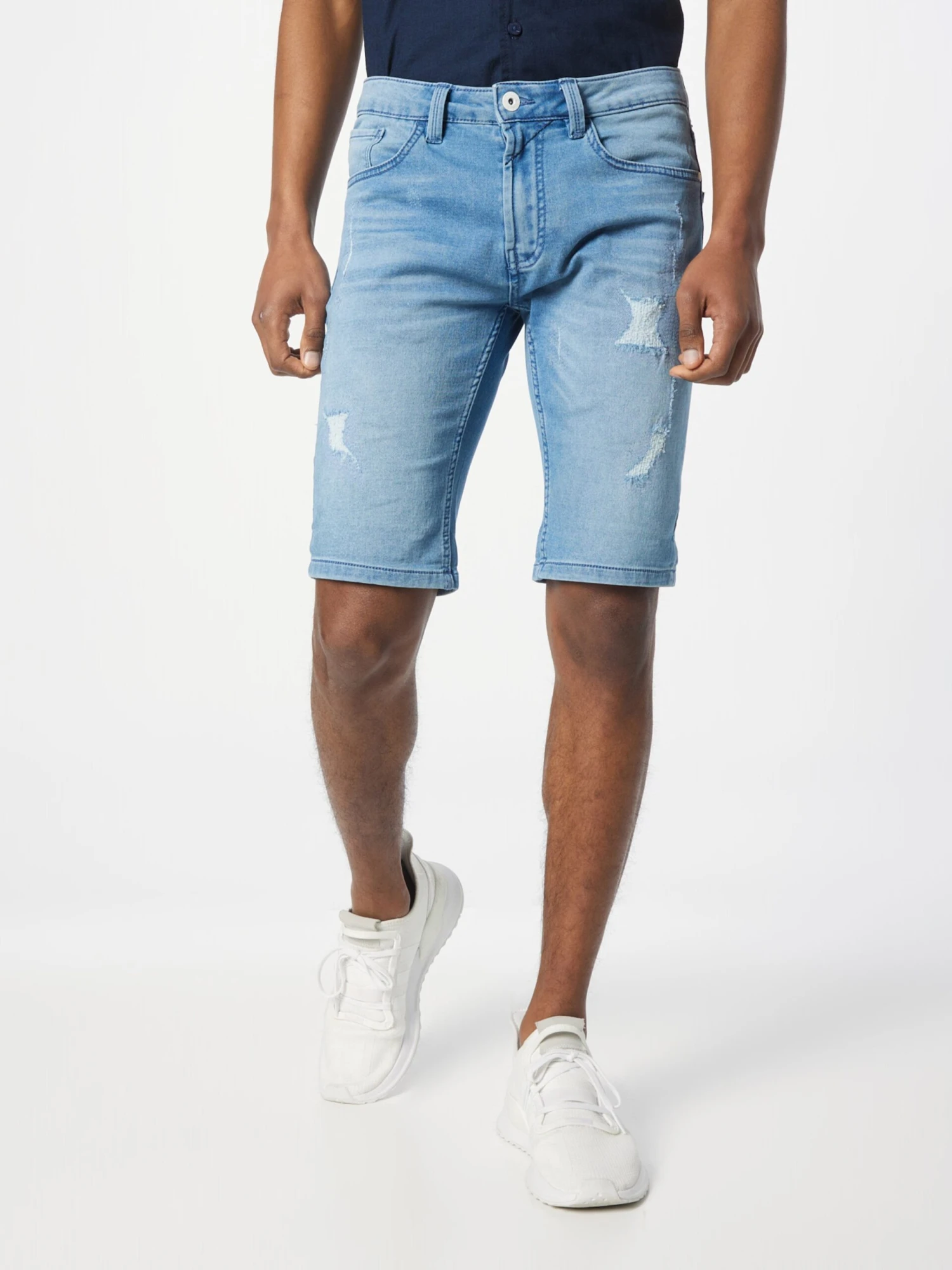 Indicode Jeans Denim Shorts Slimfit Jeans Heren Blauw 3 Indicode Jeans Denim Shorts Slimfit Jeans Heren Blauw - Image 3