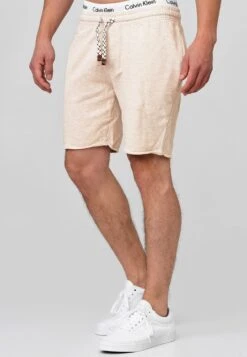 Indicode Jeans Shorts Regular Broek Eddy Heren Beige / Wit -Indicode Jeans Verkoop 081cac5a64b4217c8db0cbaa8551e7ae