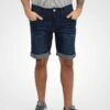 Indicode Jeans Idquentin - Jeansshort - Dark Blue