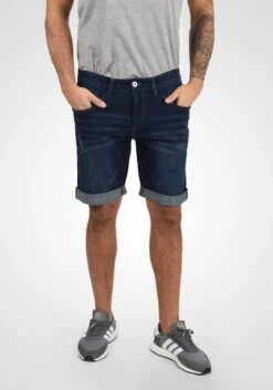 Indicode Jeans Idquentin - Jeansshort - Dark Blue