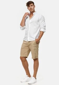 Indicode Jeans Chino Shorts Regular Chino Herrera Heren Beige -Indicode Jeans Verkoop 0874b0cfa96edefbc76bd16cd8aa51db
