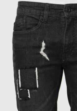 Indicode Jeans Denim Shorts Regular Jeans Roberts Heren Zwart -Indicode Jeans Verkoop 08b83b6b23deff07634b34c01b364d32