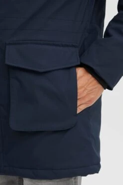 Indicode Jeans Parkas Winterparka Paul Heren Navy -Indicode Jeans Verkoop 08e453cbf358bacbca0144a225582e13