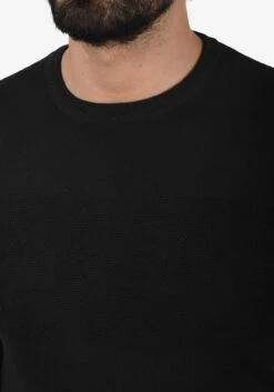 Indicode Jeans Crewneck Truien Trui Ernesto Heren Zwart -Indicode Jeans Verkoop 08eb0cd31a763aae99e92e42a33340b8