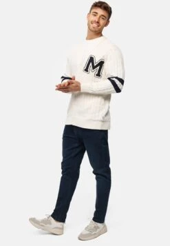 Indicode Jeans Vesten Gebreid Vest Jose Heren Wit -Indicode Jeans Verkoop 0971d3f66979e68c5ba6926a7accfcb7