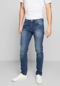 Indicode Jeans Tony - Slim Fit Jeans - Mid Indigo