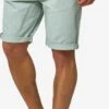 Indicode Jeans Chino Shorts Regular Chino Cuba Heren Mintgroen