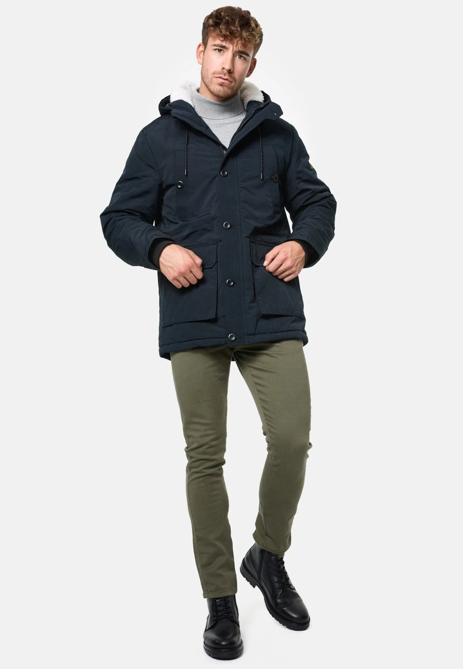 Indicode Jeans West - Parka - Black 2 Indicode Jeans West - Parka - Black - Image 2