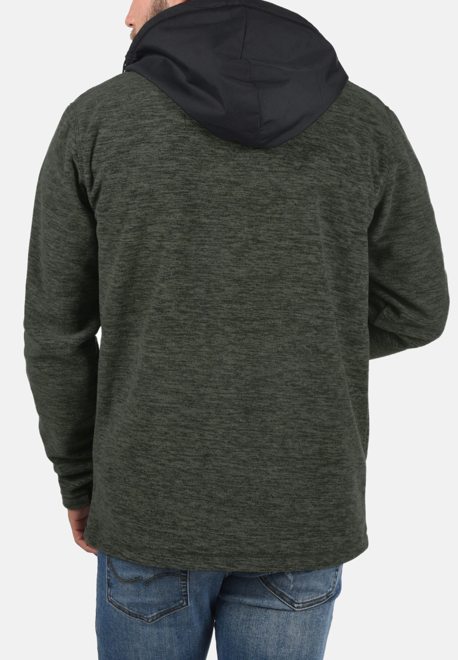 Indicode Jeans Idwilmot - Fleecejas - Army 2 Indicode Jeans Idwilmot - Fleecejas - Army - Image 2