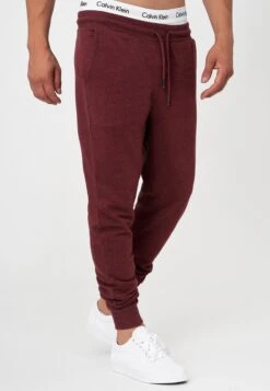 Indicode Jeans Sweatpants Tapered Broek Eberline Heren Bordeaux -Indicode Jeans Verkoop 0c19b452e3fb6e76f1b23a4feaf95380