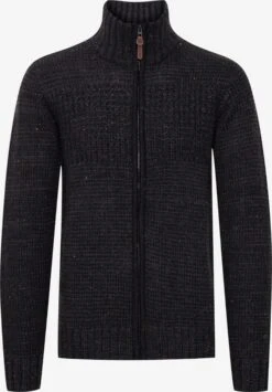 Indicode Jeans Vesten Gebreid Vest BERGEN Heren Donkergrijs