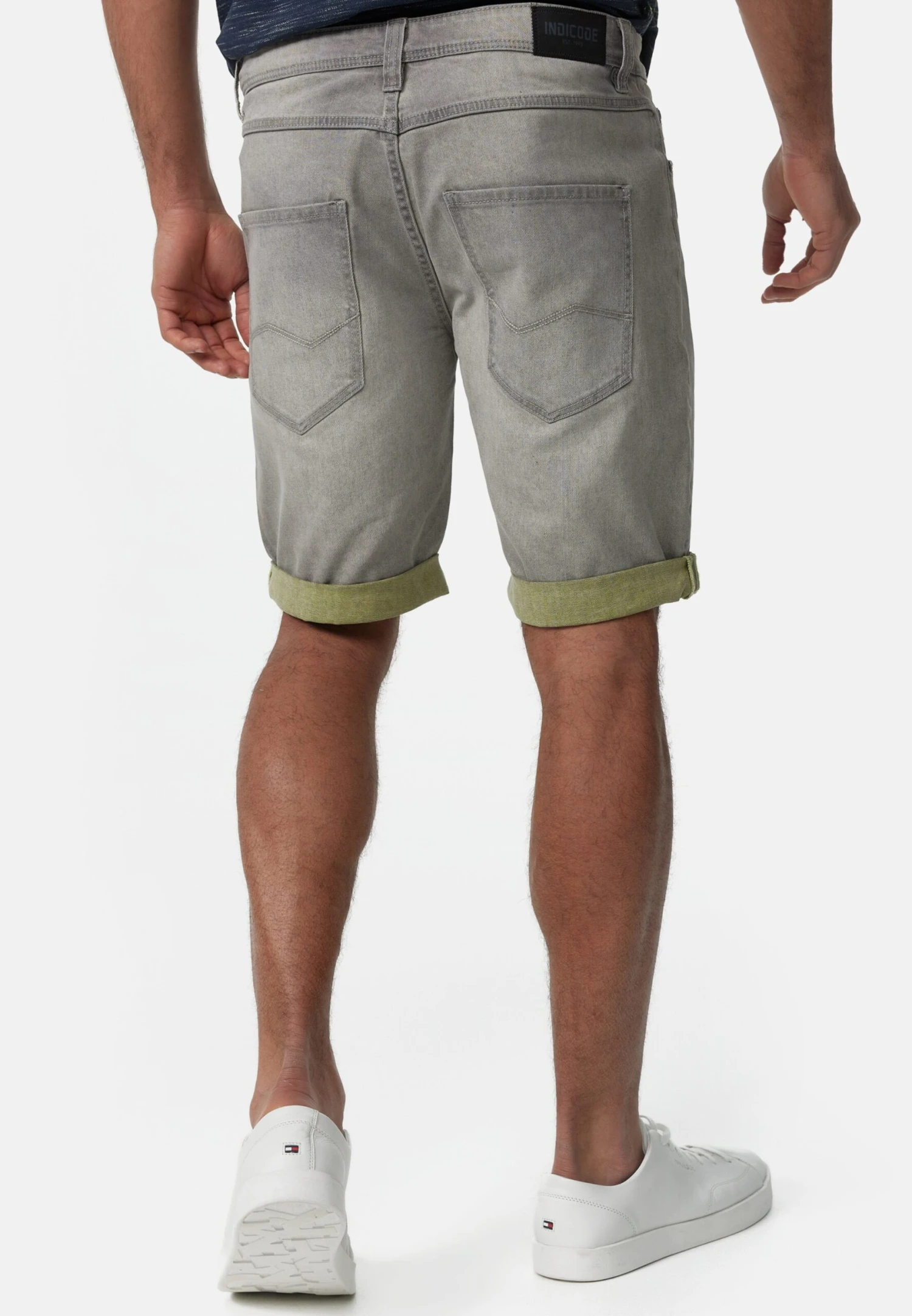 Indicode Jeans Denim Shorts Regular Jeans Zalento Heren Grijs 6 Indicode Jeans Denim Shorts Regular Jeans Zalento Heren Grijs - Image 6