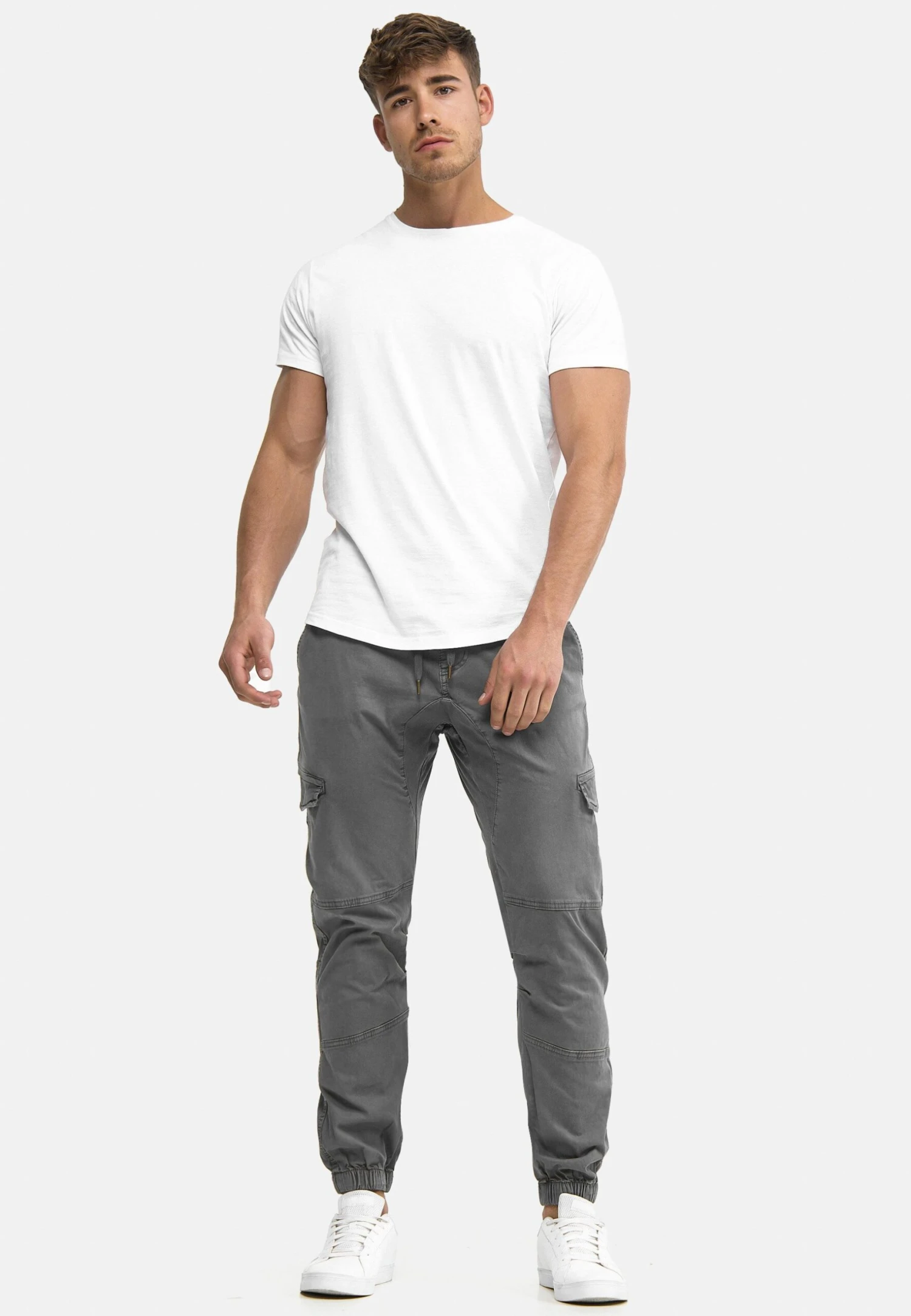 Indicode Jeans Levi - Cargobroek - Iron 2 Indicode Jeans Levi - Cargobroek - Iron - Image 2