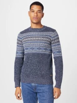 Indicode Jeans Crewneck Truien Trui Ricard Heren Navy / Smoky Blue -Indicode Jeans Verkoop 0cf70abb30b1d5feb1c458ded4ac1442