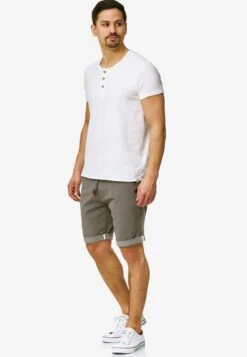 Indicode Jeans Shorts Regular Broek Acton Heren Grijs -Indicode Jeans Verkoop 0d33cd8eea5eb37645d138b2c09fba95