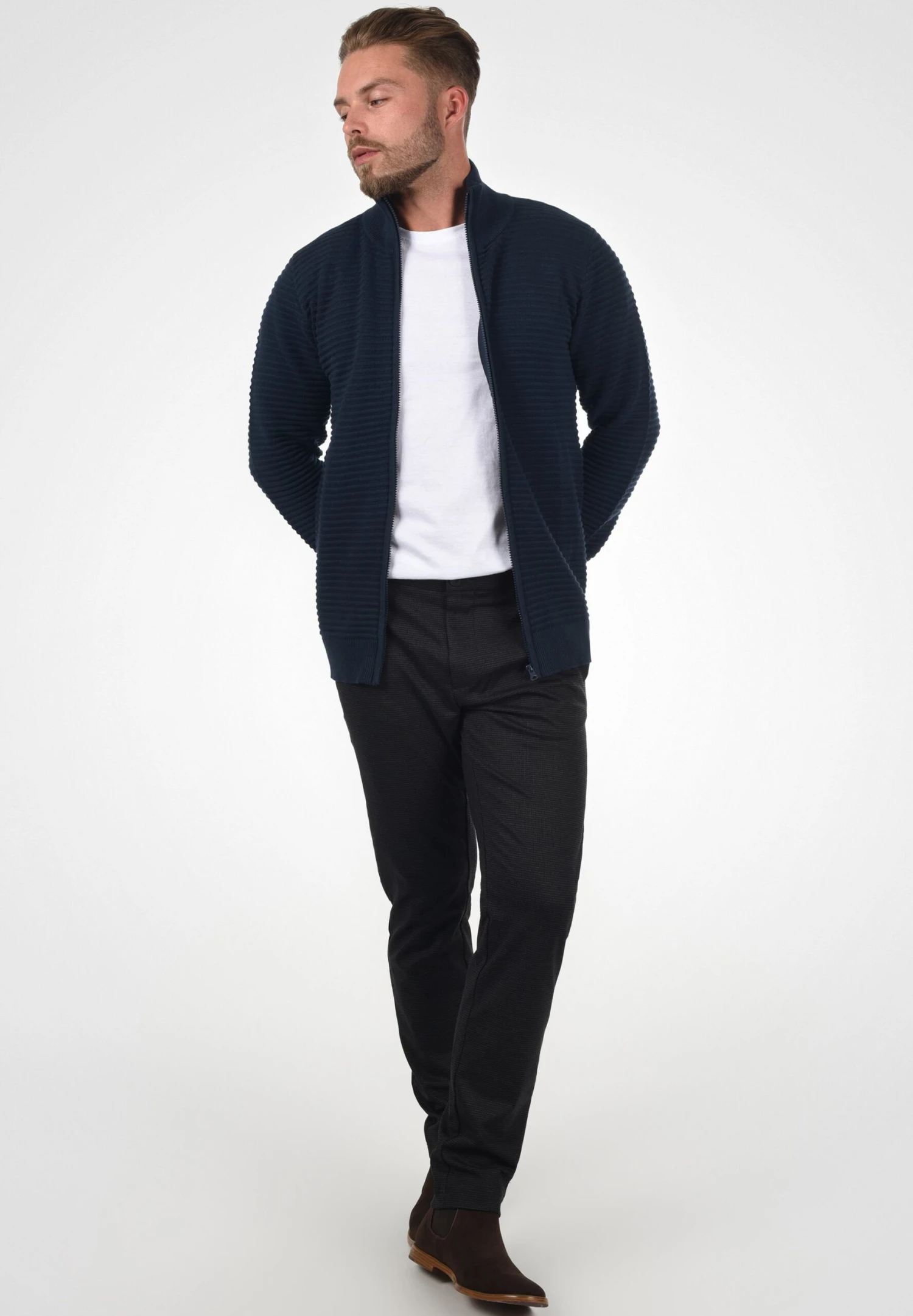 Indicode Jeans Idarctic - Vest - Navy 2 Indicode Jeans Idarctic - Vest - Navy - Image 2