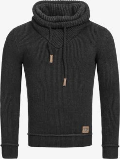 Indicode Jeans Coltruien Trui Keshawn Heren Antraciet