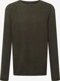 Indicode Jeans Crewneck Truien Regular Fit Trui Christian Heren Olijfgroen