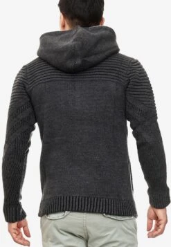 Indicode Jeans Vesten Gebreid Vest Lothian Heren Donkergrijs -Indicode Jeans Verkoop 0ee42a258b37916f97237fbece46e859