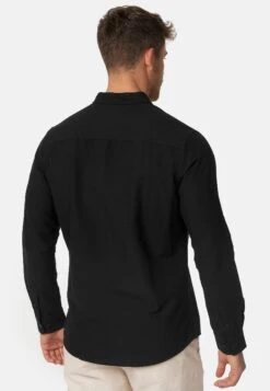 Indicode Jeans Langarm Kepner - Overhemd - Ultra Black -Indicode Jeans Verkoop 0f6bc6b19179408abbef9bf5bf0ddf38