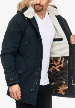 Indicode Jeans Parkas Winterparka Fann Heren Zwart -Indicode Jeans Verkoop 1034fe0519dffa5d9cb34e8e4ca27ef6