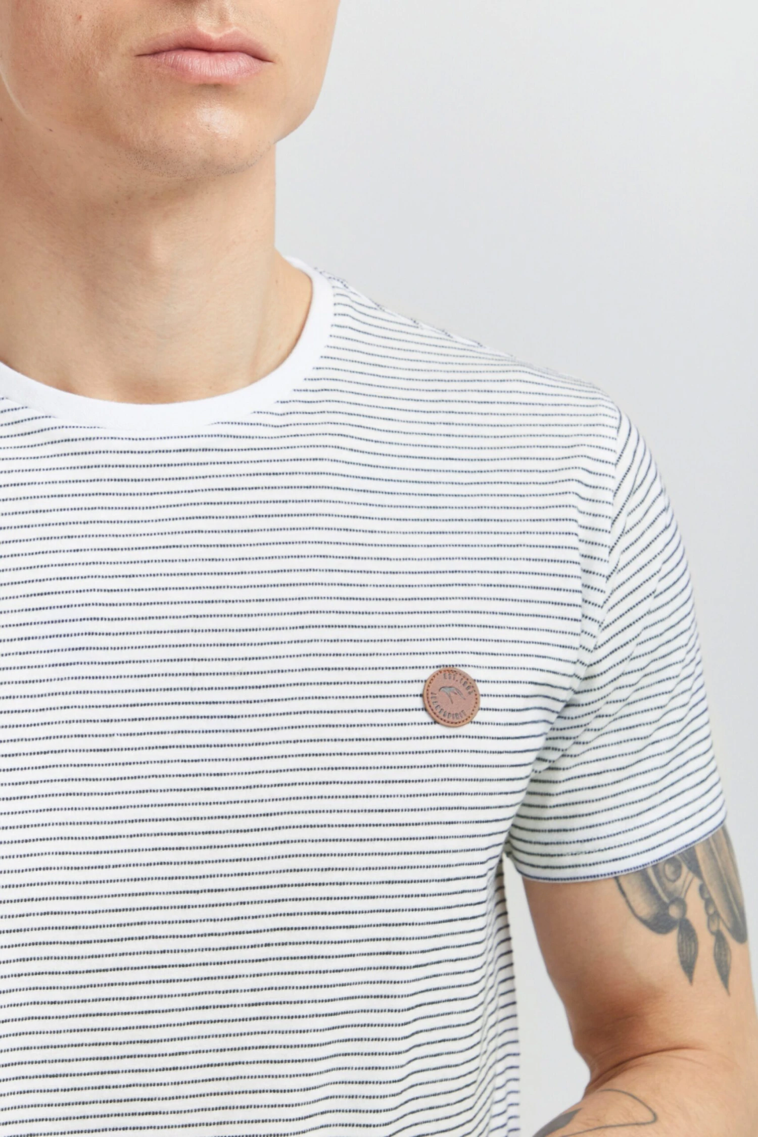 Indicode Jeans T-shirts Shirt Lupko Heren Offwhite 5 Indicode Jeans T-shirts Shirt Lupko Heren Offwhite - Image 5