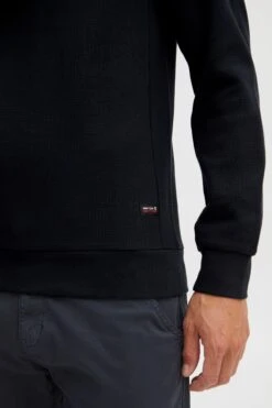 Indicode Jeans Crewneck Truien Trui Nadol Heren Zwart -Indicode Jeans Verkoop 12c22b8f81628785939f24d1640e5341