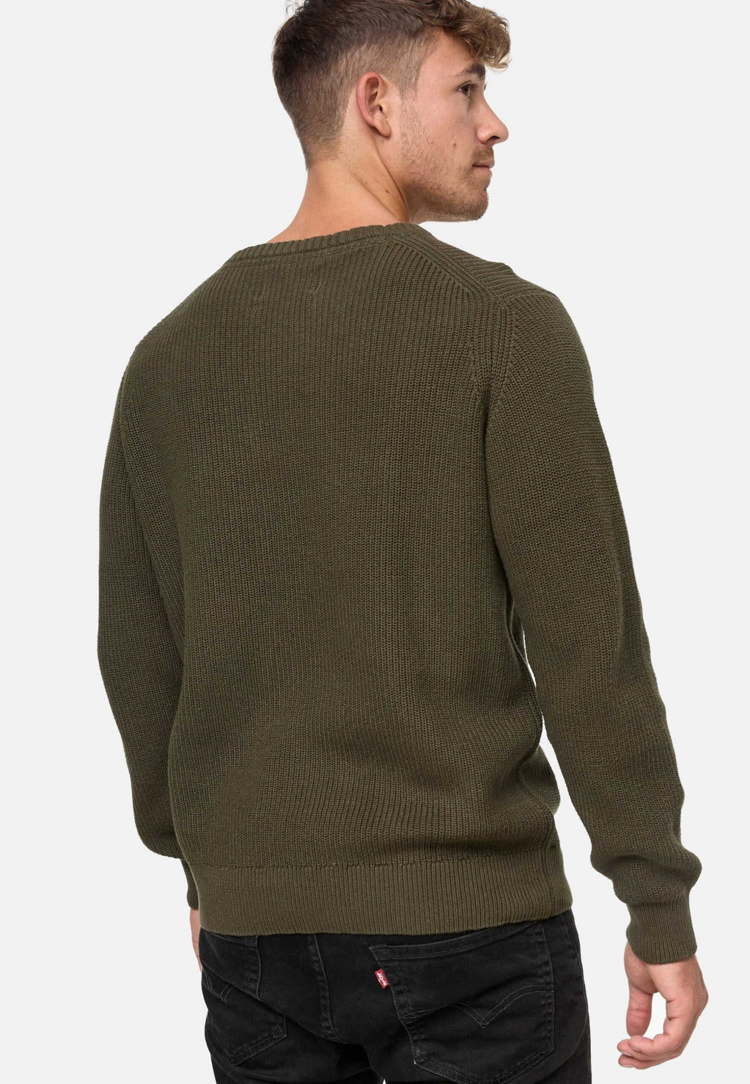 Indicode Jeans Trui - Army 3 Indicode Jeans Trui - Army - Image 3