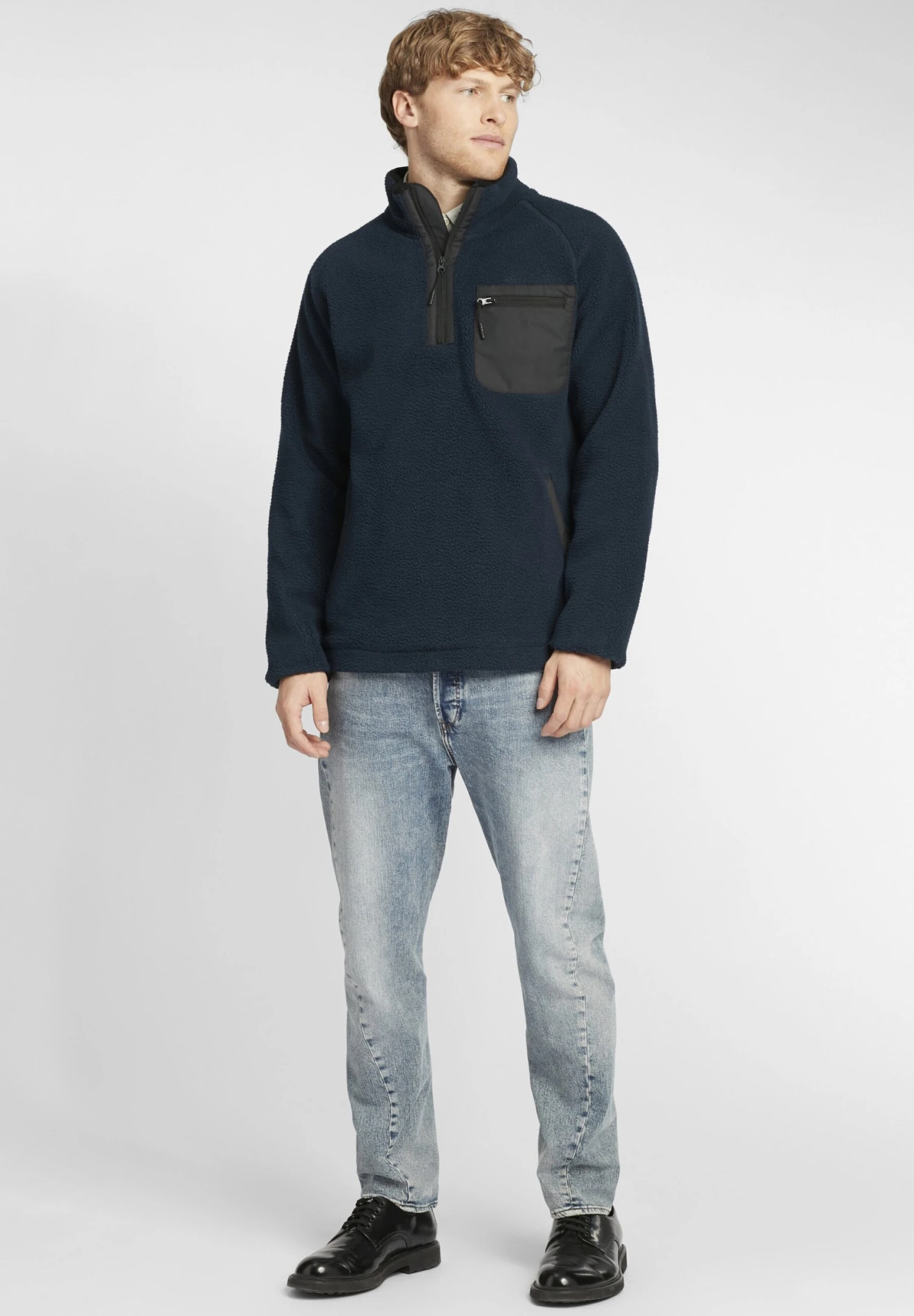 Indicode Jeans Idtrout - Fleecejas - Navy 2 Indicode Jeans Idtrout - Fleecejas - Navy - Image 2