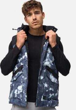 Indicode Jeans Bodywarmer - Offwhite