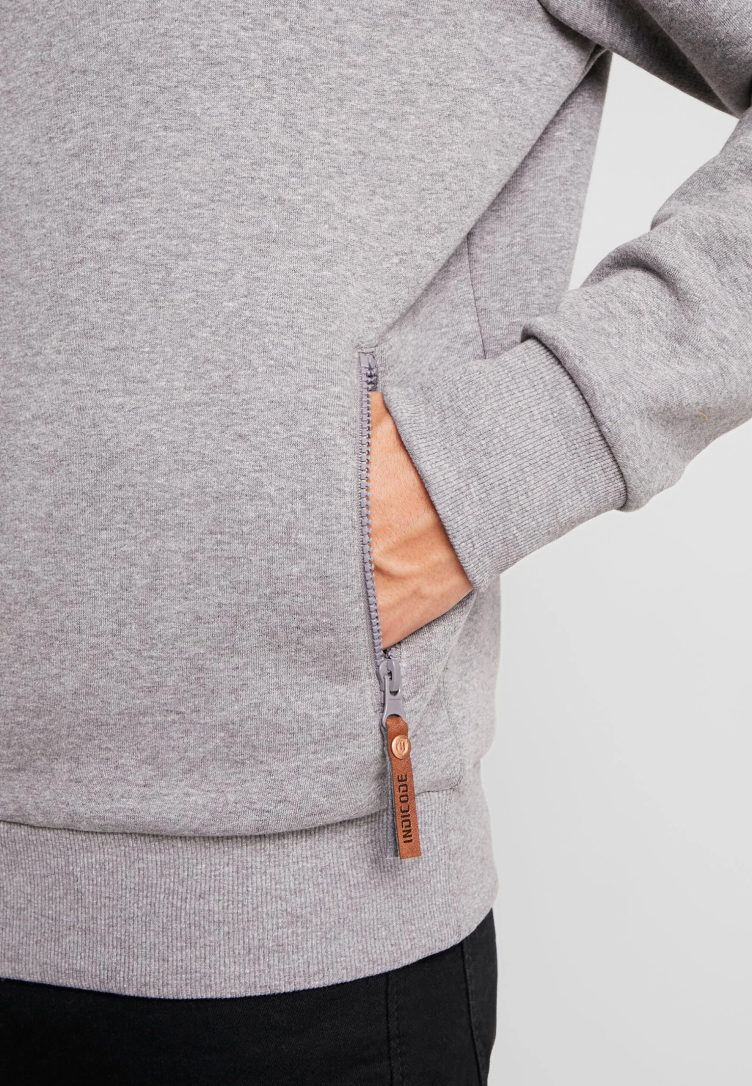 Indicode Jeans Batchelor - Hoodie - Grey Mix 6 Indicode Jeans Batchelor - Hoodie - Grey Mix - Image 6