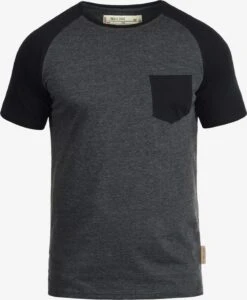 Indicode Jeans T-shirts Shirt Gresham Heren Antraciet