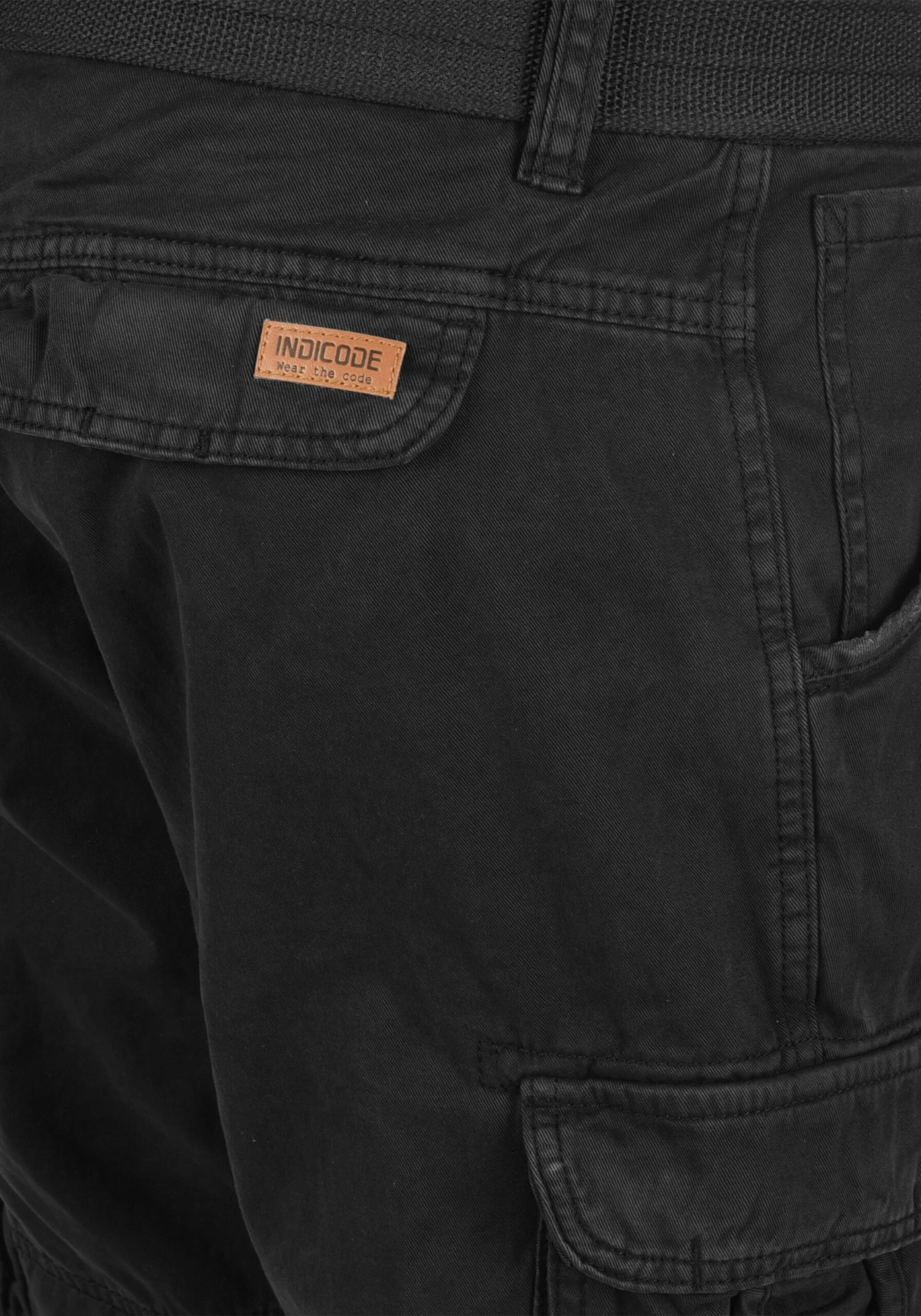 Indicode Jeans Cargo Shorts Regular Cargobroek Costa Heren Zwart 4 Indicode Jeans Cargo Shorts Regular Cargobroek Costa Heren Zwart - Image 4