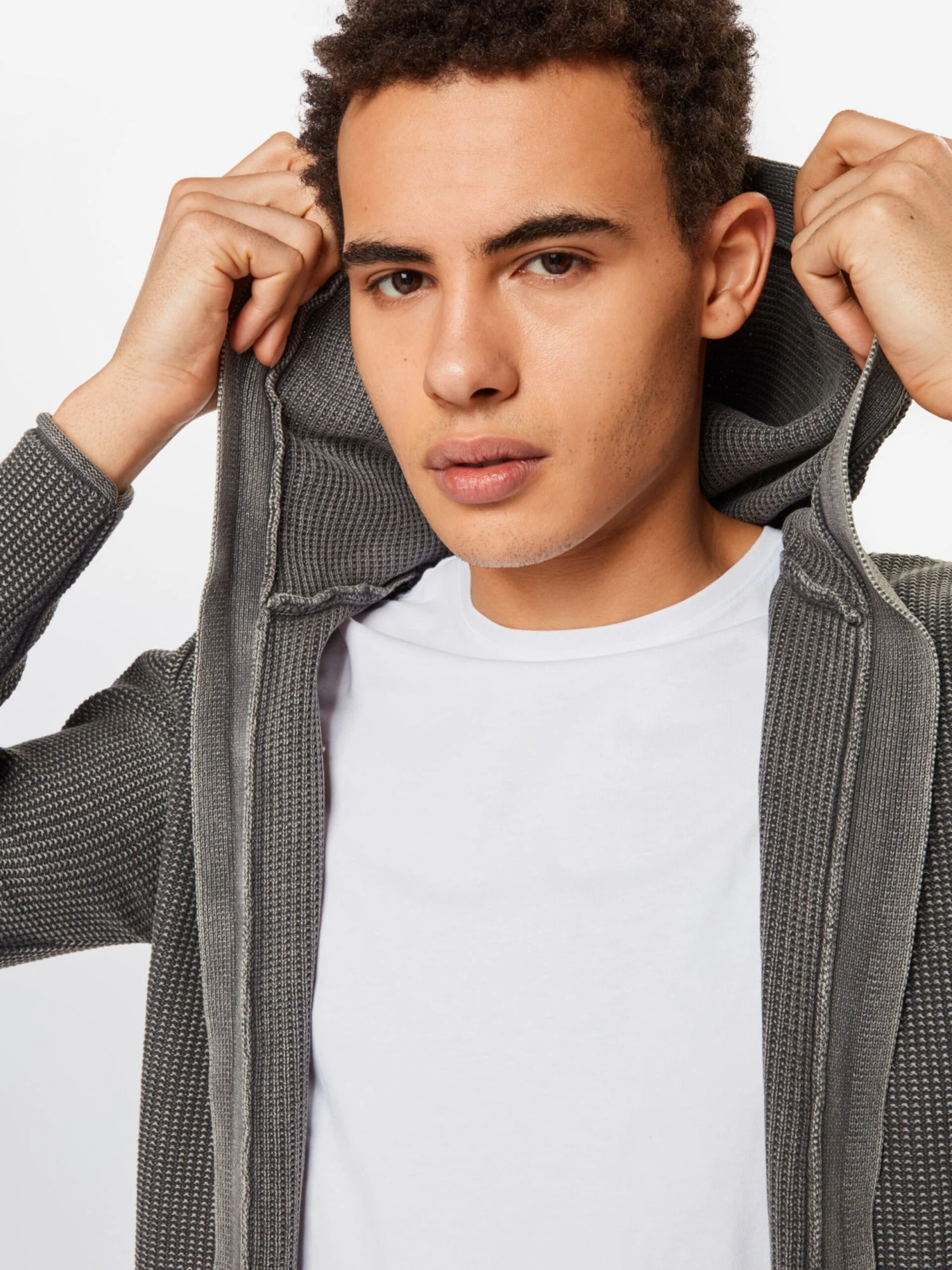 Indicode Jeans Vesten Gebreid Vest Graham Heren Donkergrijs 2 Indicode Jeans Vesten Gebreid Vest Graham Heren Donkergrijs - Image 2