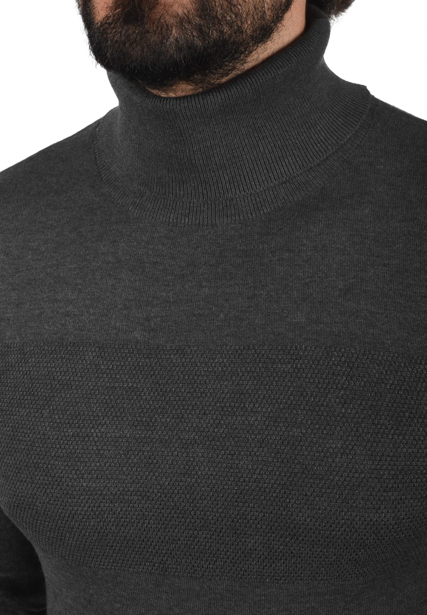 Indicode Jeans Idernetto - Trui - Charcoal Mix 4 Indicode Jeans Idernetto - Trui - Charcoal Mix - Image 4