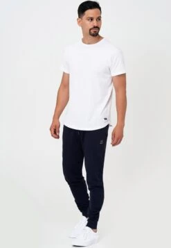 Indicode Jeans Sweatpants Tapered Broek Eberline Heren Navy -Indicode Jeans Verkoop 164fea38d4ebfb027cc5c2ce8441eb00