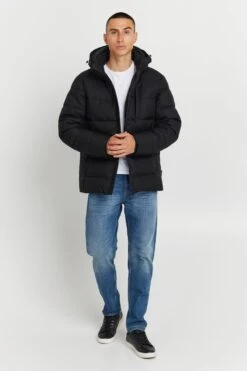 Indicode Jeans Winterjassen Winterjas Heren Zwart -Indicode Jeans Verkoop 16fe16a5eabeb735b63dbb70c098c610
